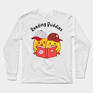 Reading buddies Baseball Chicks Long Sleeve T-Shirt